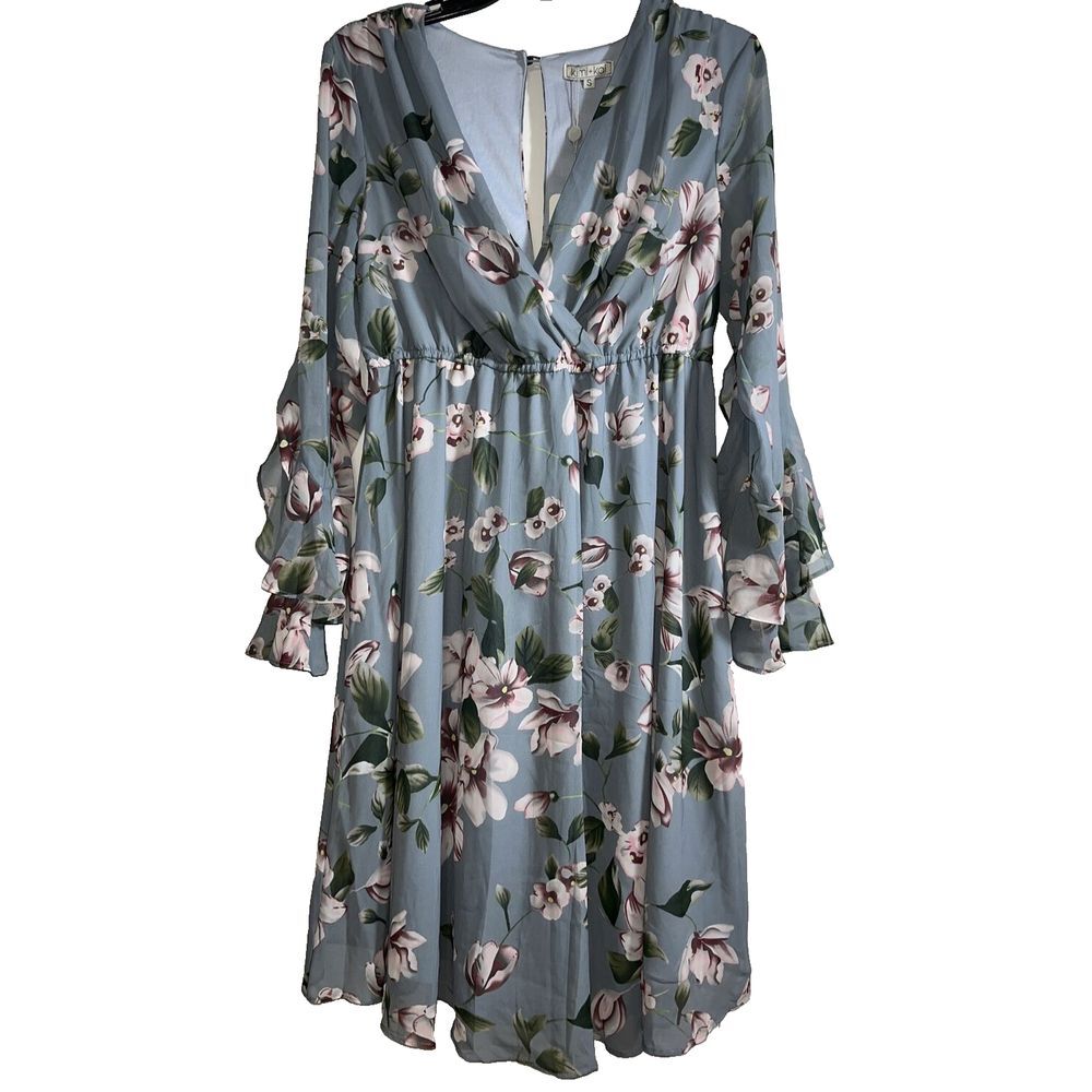 Kimi + Kai Maternity Dress Women's Small Lightweight Flowy Floral New With Tags